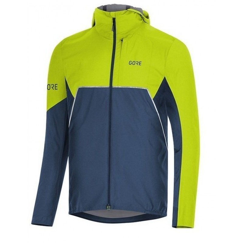 Nike Veste Running Gore-Tex Infinium - Jaune/Bleu