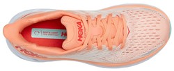 W Hoka Clifton8 Femme 1119394-CSPY Cantaloupe Silver Peony